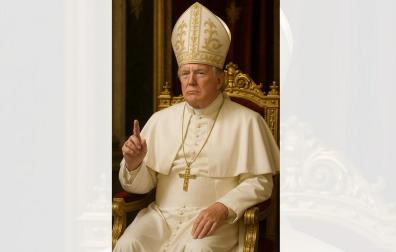 Imagen hecha con inteligencia artificial (IA) tomada de la cuenta oficial de la red social Truth Social