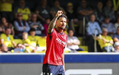 Ruben Garcia of Osasuna celebrates a goal during the Spanish league, LaLiga EA Sports, football match played between Villarreal CF and CA Osasuna at La Ceramica stadium on May 3, 2025, in Villarreal, Spain.

AFP7 

03/05/2025 ONLY FOR USE IN SPAIN