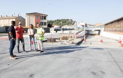 Obras en Caparroso, uno de los muchos ayuntamientos beneficiados con las subvenciones nominativas