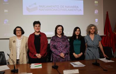 Ponentes de la jornada del Consejo Escolar de Navarra sobre prevención del bullying.