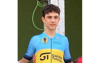 El ciclista de Lakuntza Luca Martínez