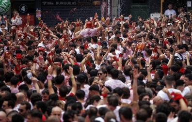 Chupinazo San Fermín 2025.