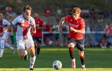 Amistoso Osasuna-Huesca en Lerín.