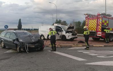 Accidente en Corella
