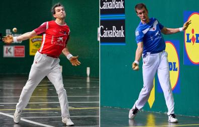 A la izquierda, Jokin Altuna, que aún no ha ganado el Masters; a la derecha, Jon Mariezkurrena que ha jugado tres finales y ganado dos