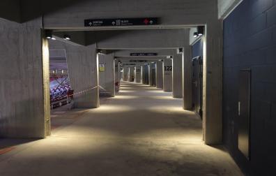 Interior de las gradas del Spotify Camp Nou este martes, 23 de septiembre /