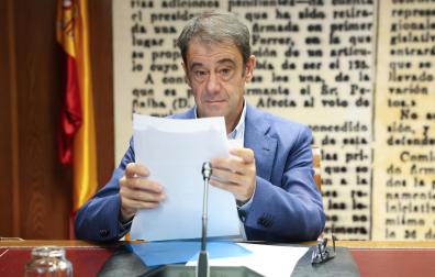 El exdelegado de Acciona en Navarra y La Rioja, Fernando Agustín Merino Vera, comparece ante la comisión de investigación del Senado