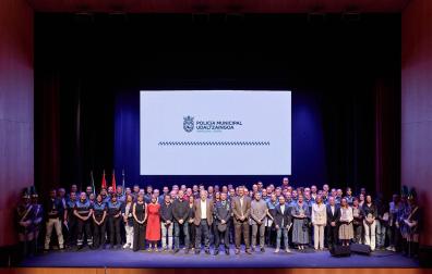 Fotos del acto de entrega de Medallas de Policía Municipal.