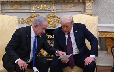 Benjamin Netanyahu y Donald Trump