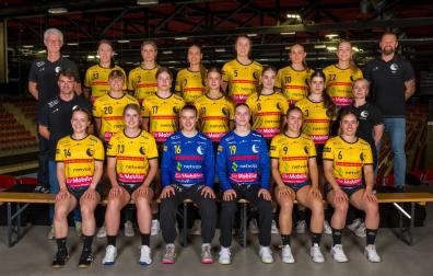 Plantilla del Yellow Wintenthur suizo, próximo rival de Replasa Beti Onak en la EHF European Cup