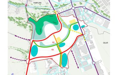 El diseño del nuevo barrio de Donapea de Pamplona