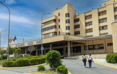 Imagen exterior del Hospital Reina Sofía de Tudela