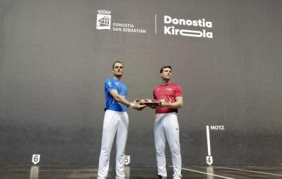 Laso y Artola, esta mañana en el Atano III.