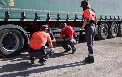 La Policía Foral investiga el atropello mortal en Tudela.