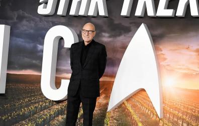 El actor Patrick Stewart, en el estreno en Londres de 'Star Trek: Picard', en 2020