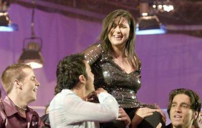 Rosa López durante su paso por Operación Triunfo.