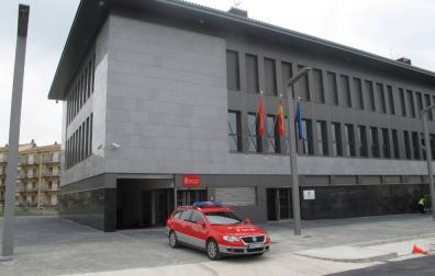 Comisaría de la Policía Foral en Estella.