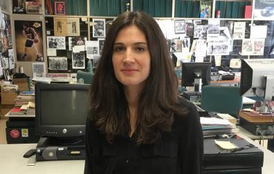 Ainhoa Piudo, periodista de Diario de Navarra, premio Teobaldo por la defensa de los derechos humanos