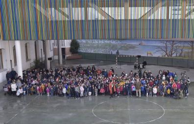 El colegio San Francisco estrena, por fin, patio cubierto