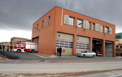 UPN critica el "lamentable estado" de las banderas del Parque de Bomberos de Tudela