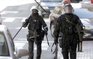 Los agentes del GIE fueron movilizados.