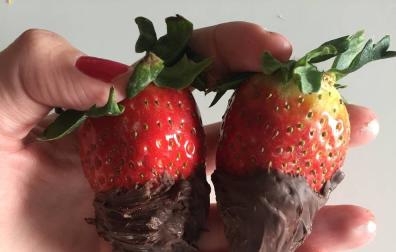Una receta y un truco: Preciosas fresas con chocolate