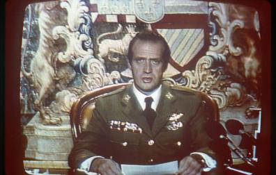 El rey Juan Carlos dirigió un mensaje televisado a la nación tras el intento de golpe de estado del 23F