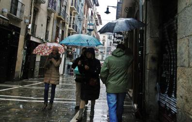 Fin de semana frío en Navarra, con lluvias el sábado por la tarde