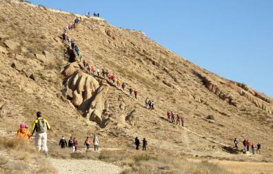 Imagen del Cabezo de las Cortinillas en las Bardenas Reales