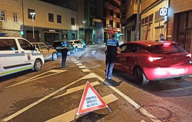 Control de la Policía Local de Tudela