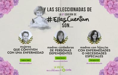 Reconocidas por el club de Malasmadres y Cinfa en la iniciativa ‘Ellas cuentan’