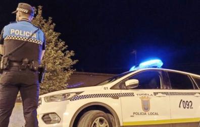 Imagen de un agente de la Policía Local de Tudela