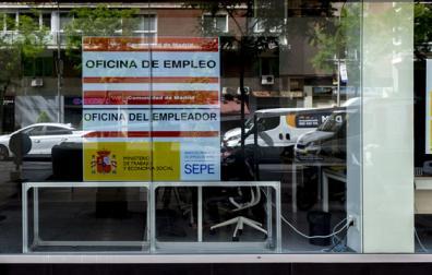 Los subsidios por desempleo están gestionados por el SEPE. En la imagen, una oficina de este organismo público