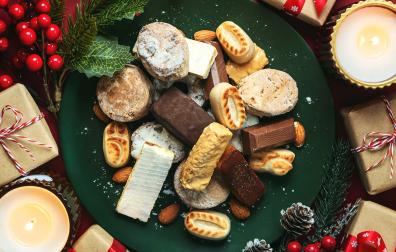 Turrones y mazapanes típicos de Navidad