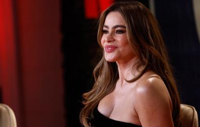 La actriz colombiana Sofía Vergara, durante la presentación de la serie de Netflix 'Griselda', este martes en Madrid