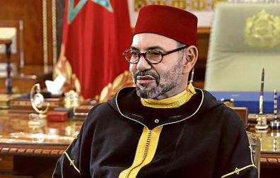 El rey Mohamed VI de Marruecos