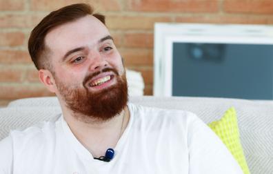 Ibai Llanos, durante la entrevista