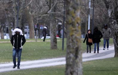 Frío en Pamplona