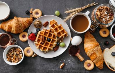 Imagen de archivo de un desayuno