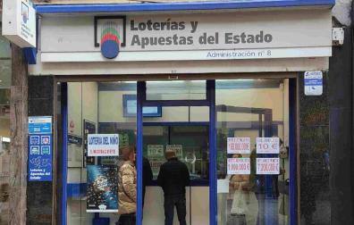 Administración de Lotería de la calla Martín de Azpilcueta de Pamplona