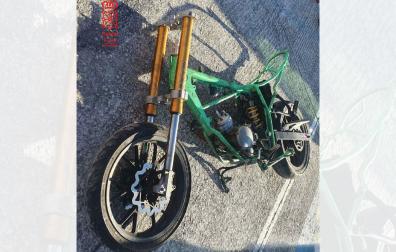 Imagen de la motocicleta robada
