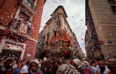 Foto de la procesión de San Fermín 2025./