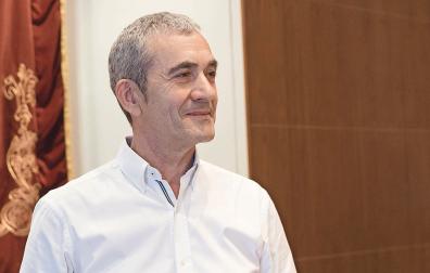 Manuel Resa, el día que tomó posesión como alcalde de Valtierra en el año 2019