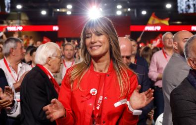 Begoña Gómez, en diciembre de 2024 durante el 41 Congreso Federal del PSOE