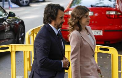 Alberto González Amador, a su llegada al Tribunal Supremo