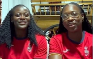 Lysa y Lyndie Tchaptchet, las dos hermanas y pivotes navarras que están haciendo historia con las Guerreras