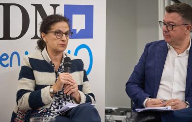 Sofía Gómez de Maintenant en una de sus intervenciones en el foro DN en Vivo