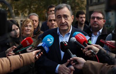 Aitor Esteban, este lunes en Pamplona