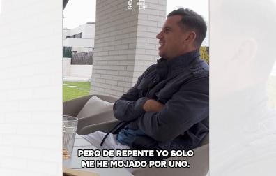 'Paquito' Navarro en un momento de la entrevista con VeinteDiez Padel &/