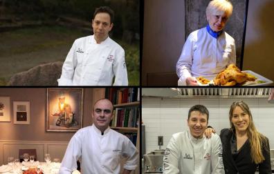 Estos son los cocineros y cocineras de los cuatro restaurantes navarros con estrella michelin